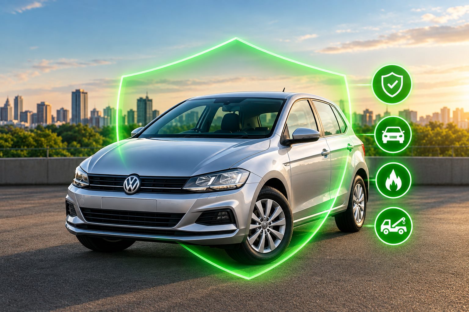 Automóvel protegido pela Lefran Corretora de Seguros